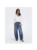 JDY Langarmbluse in white