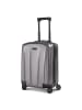 Police New York 4 Rollen Kabinentrolley S 54 cm mit Dehnfalte silver grey