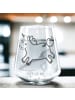 Mr. & Mrs. Panda Trinkglas Einhorn Happy ohne Spruch in Transparent