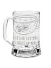 Mr. & Mrs. Panda Bierglas Kaffee Tasse mit Spruch in Transparent