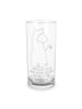 Mr. & Mrs. Panda Wasserglas Alpaka Fahne mit Spruch in Transparent