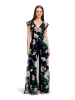Vera Mont Jumpsuit kurzarm in Dark Blue/Rosé
