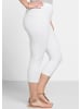 sheego Caprileggings in weiß
