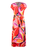 Betty Barclay Jerseykleid mit Blumenprint in Red/Pink