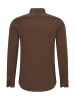 Rusty Neal Business Hemd Slim Fit Premium Cotton-Stretch in Braun