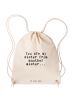 Mr. & Mrs. Panda Turnbeutel You are my sister... mit Spruch in Creme