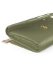 Lazarotti Bologna Leather Geldbörse Leder 14 cm in olive
