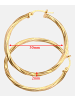 Vanlere Creolen aus 375 Gelbgold