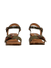 Divine Factory Aleno Leder-Sandalen mit Absatz Grün