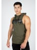 Gorilla Wear Tanktop mit Kapuze - Rogers - Armeegrün