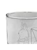 Mr. & Mrs. Panda Whiskey Glas Fledermaus Sitzen ohne Spruch in Transparent