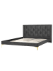Beliani 3-tlg Doppelbett LIMOUX in Schwarz