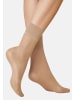Kunert Feinsöckchen Satin Look 20 druckfreier Bund in Teint
