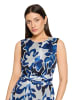 BETTY & CO Kleid in indigo weiß - 0001