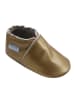 Basrakids Baby Krabbelschuhe aus Leder, weiche Lauflernschuhe mit rutschfester Sohle 