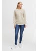 Oxmo Strickpullover OXNatasja in Beige