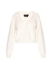 faina Damen Cardigan in Wollweiss