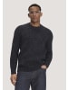 Hessnatur Hessnatur Pullover Regular aus Bio-Baumwolle mit recycelter Wolle in anthrazit
