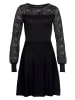 Melrose Strickkleid in schwarz