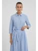 Oui Midikleid in lt blue white