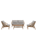 ebuy24 Loungeset Frederikke Natur 165 x 83 cm