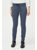 Pulz PZROSITA HW String Pants skinny Leg skinny fit in Vintage Indigo