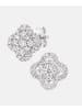 Diamant L'éternel Ohrringe aus 375 Weißgold mit Diamant
