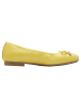 Tamaris WIDE FIT Ballerina in YELLOW