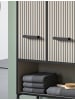 Inn.Furn Badmöbel-Set schwarz, sand mit Waschbecken 154 cm, Kombination mit Soft-Close