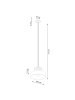 Nice Lamps Pendelleuchte ANAKE Schwarz H 155