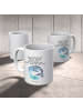 Mr. & Mrs. Panda Kindertasse Walfisch Thunfisch mit Spruch in Weiß