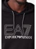 EA7 Sweatshirt in schwarz