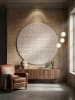 KADIMA DESIGN Flachgewebe-Teppich Ethno Streifen Boho Pflegeleicht in Creme