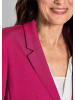 GOLDNER Kurzgröße:  Damenblazer mit Reverskragen und Paspeltaschen in pink