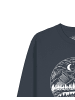 wat? Apparel Sweatshirt Mountains by night in India Ink Grey