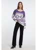IZIA Damen Strickpullover in Lila