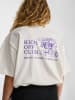 Hummel T-Shirt Hmlloose Erwachsene in BLANC DE BLANC/ROYAL PURPLE
