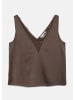 comma Bluse in 8943_dunkelbraun
