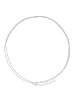 Steel_Art Layering Halskette Kaden silberfarben poliert in silberfarben poliert