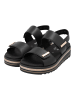 remonte Sandalen Schwarz