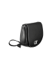 Calvin Klein Schwarze Polyurethan-Schultertasche