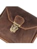 Greenburry Vintage Gürteltasche Leder 15 cm sattelbraun