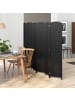 COSTWAY Paravent 240x170cm in Schwarz