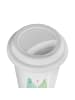 Mr. & Mrs. Panda Tumbler Frosch Liebe mit Spruch in Weiß