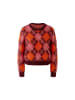 Oui Strickpullover von Oui in Dk Red