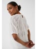 Kaffe Kurzarm-Bluse KAdonna Baggy fit in Chalk