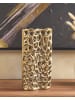 Beliani Dekovase SANCHI in Gold - (W) 17 x (H) 33 x (L) 8 cm