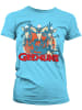 Gremlins Shirt "Group Girly Tee" in Blau