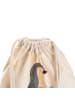 Mr. & Mrs. Panda Beutel Rucksack Pinguin Buch mit Spruch in Creme
