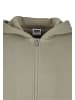 Urban Classics Urban Classics Zip-Kapuzenpullover in paleolive